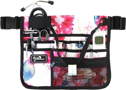 Vista 14 de Cinturón organizador médico, riñonera para enfermera, riñonera para enfermeras para el trabajo, kit práctico para la cintura para enfermeras