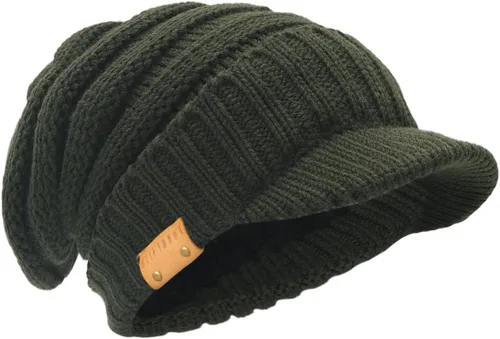 Vista 11 de Gorro de punto vintage para hombre con visera B319