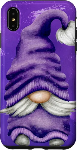 Vista 11 de Cute Gnome Graphic for Gardener and Spring and Summer Purple Case for iPhone 17