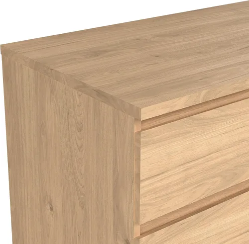 Vista 7 de Tvilum - Cómoda doble con 6 cajones Hickory