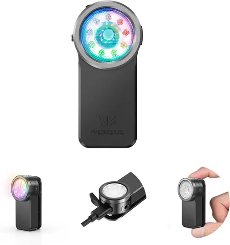 Vista 12 de Wurkkos HD03 EDC linterna recargable clip en luz 90 alto CRI Azul