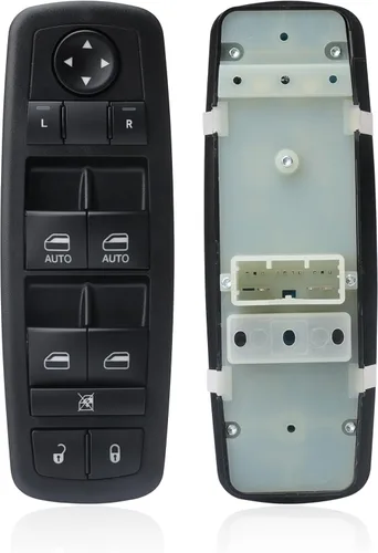 Vista 11 de Interruptor de control de ventana eléctrica Lado del conductor delantero 11 pines Compatible con Dodge Durango 2011-2013, Jeep Grand Cherokee