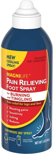 Vista 5 de MagniLife Crema para el Alivio del Dolor de Pie, 2 frascos de 4 oz, Alivio Suavizante para la Sensibilidad, Dolor, Ardor, Hormigueo, Picazón