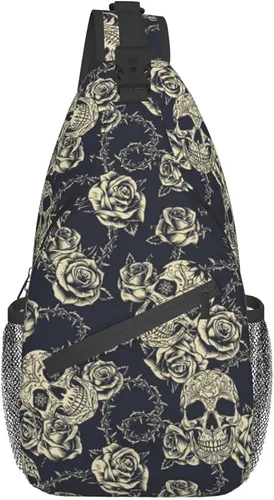 Vista 2 de Mochila bandolera unisex para el pecho, bolsa cruzada para viajes, senderismo, para mujeres y hombres, bolsa de hombro, Mochilas Daypack