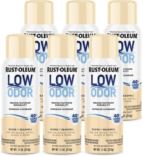 Vista 34 de Rust-Oleum - Pintura en aerosol prémium de bajo olor, gris ancla brillante Olor 40% menor que las pinturas en aerosol tradicionales, durabilidad