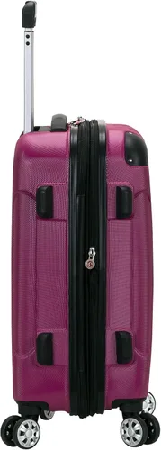 Vista 2 de Rockland London Equipaje con carcasa rígida con ruedas, Magenta), F190-MAGENTA