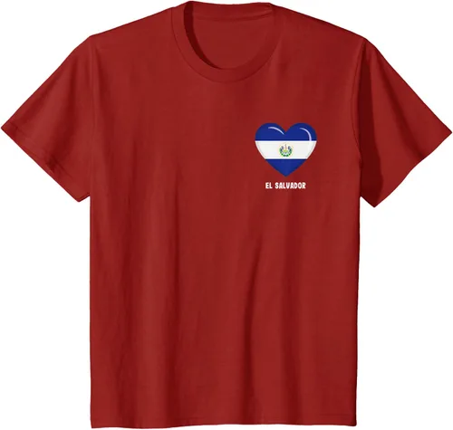 Vista 65 de Camiseta Bandera de El Salvador Camiseta salvadoreña, Negro