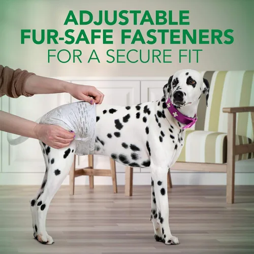 Vista 4 de Vet's Best Comfort Fit - Pañales desechables para perras, absorbentes con ajuste a prueba de fugas, XS, 12