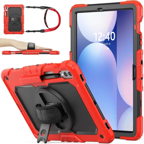 Vista 32 de SEYMAC stock Funda para Samsung Galaxy Tab S10 Lite / S10 FE / S9 FE 5G / S9 Funda para Tableta 10.9''/ 11'' Protectora con Protector de Pantalla