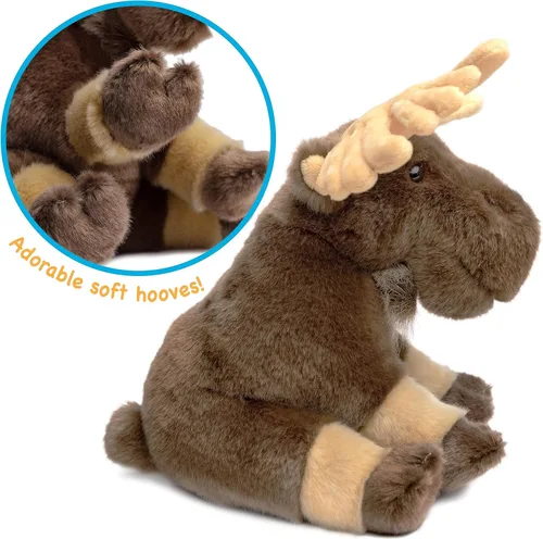 Vista 5 de TigerHart Martin The Moose - Peluche de 10.5 pulgadas (nueva edición)