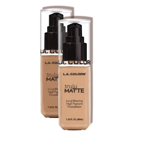 Vista 16 de Base mate L.A. COLORS Truly Matte, Cafe CLM360