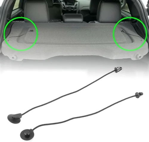 Vista 8 de Correa de fijación para estantes de paquetería, 2 piezas, cable de fijación para estante de paquetería, cadena CV6Z5846538A, repuesto para Focus MK3