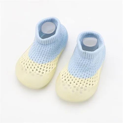 Vista 2 de Zapatos para niños, zapatos para niños, zapatos de calcetín antideslizantes para primeros pasos, zapatos transpirables para el hogar, zapatos