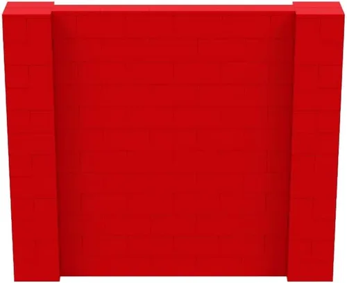 Vista 237 de EverBlock Kit de pared de 5 x 4 pies Bloques de construcción modulares Sistema de pared para edificios, pantallas y estructuras Divisor
