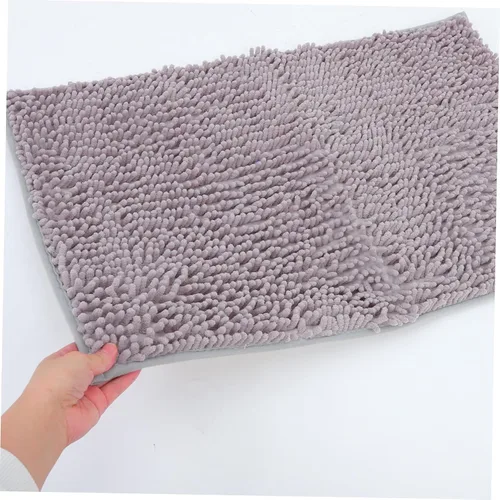 Vista 5 de Cabilock Tapete de baño de felpilla antideslizante absorbente para puerta interior, tapete de baño absorbente de agua, tapete de baño de cocina