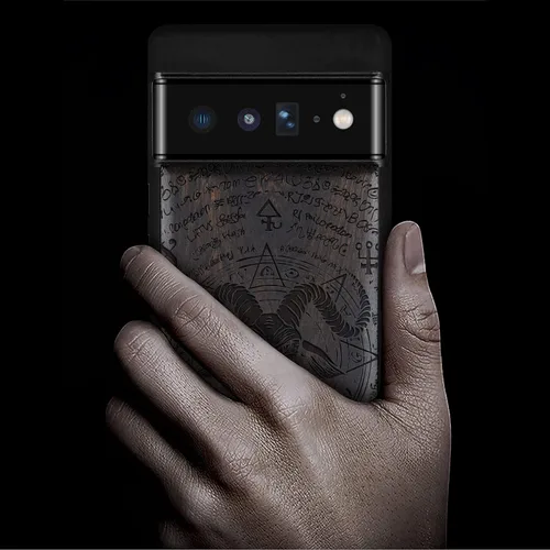 Vista 2 de Carveit Funda de madera para Pixel 6 Pro [madera natural y TPU suave negro] a prueba de golpes, diseño único de madera compatible con Google Pixel 6