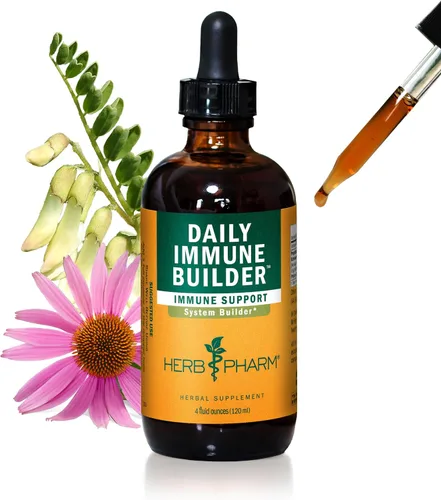 Vista 11 de Herb Pharm Daily Immune Builder - Defensa del sistema inmunológico a base de hierbas, 1 onza