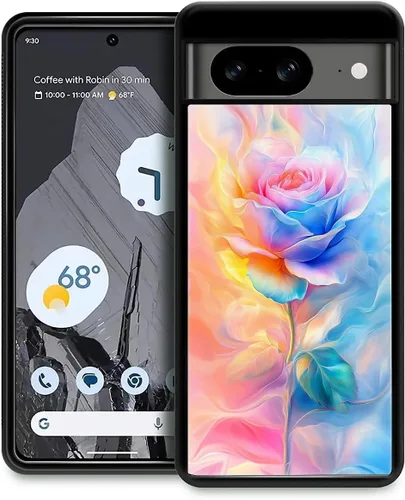 Vista 340 de Compatible con Google Pixel 4A 5G Mobile Case Creative Acrylic Back Panel Silicona Edge Case Slim Protección Especialmente para Google Pixel 4A 5G