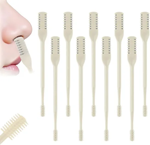 Vista 8 de Jiexily Cortador de Pelo Nasal 2 en 1 para Mujeres y Hombres, Nuevo 2025 Recortador de Nariz Giratorio 360° Herramienta Removedora, Cuchillo de Pelo