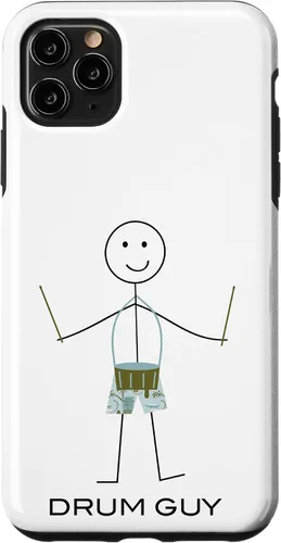 Vista 13 de Funny Men's Snare Drum Guy Boy Drummer Case for iPhone 16
