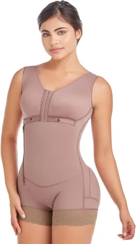Vista 7 de FAJAS DISENOS D'PRADA Faja Colombiana 053 - Body de alta compresión para control de abdomen, ropa de compresión