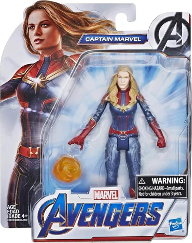 Vista 2 de Avengers Marvel Endgame Captain Marvel Figura de 6 pulgadas