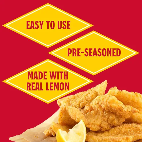 Vista 5 de Louisiana Fish Fry New Orleans Style Seafood Breading Mix, 10 onzas
