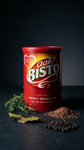 Vista 4 de Gránulos de salsa de ternera Bisto gránulos de salsa de carne original importados de gránulos de salsa de Reino Unido Inglaterra con un sabor