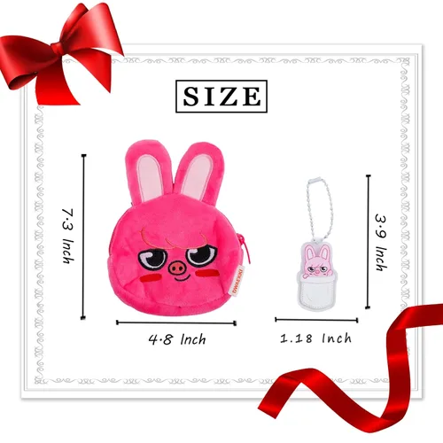 Vista 2 de G-Ahora K-POP Merchandise Stray Wallet con llavero para fans, WC-DWAEKKI