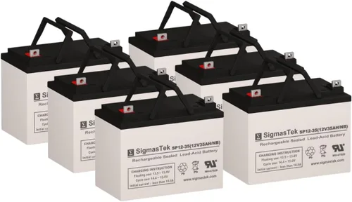 Vista 14 de SigmasTek SP12-35NB, 12V 35AH U1 SLA Batería NB Terminal (1 paquete)
