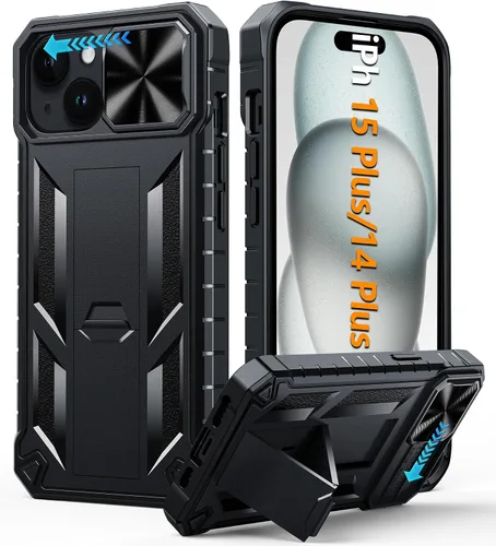 Vista 79 de FNTCASE for iPhone 11-Pro Phone Case: Military Grade Drop Proof Mobile Cover with Kickstand & Slide Rugged Shockproof Bumper Heavy Duty Protector