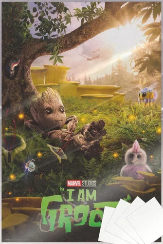 Vista 7 de I Am Groot - Póster de programa de televisión (Chill Time) (tamaño: 24" x 36")