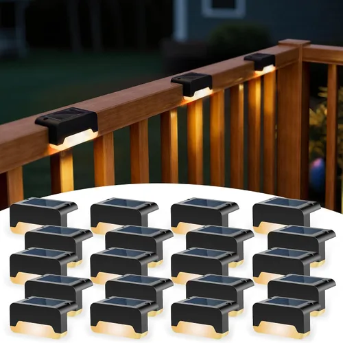 Vista 7 de SOLPEX Luces solares de cubierta, luces solares para exteriores Negro