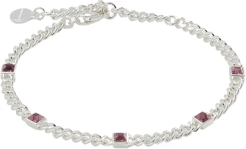 Vista 12 de Alex and Ani September Birthstone Sapphire Curb Chain Bracelet Dorado