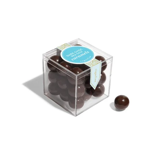 Vista 8 de Sugarfina Caramelos de sal marina de chocolate oscuro, bolsa a granel de 1 lb
