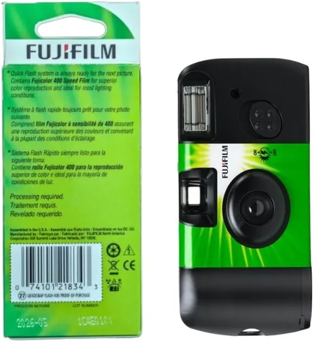 Vista 5 de Fujifilm QuickSnap Flash 400 - Cámara de 1.378 in de uso único, 27 exposiciones, paquete de 4