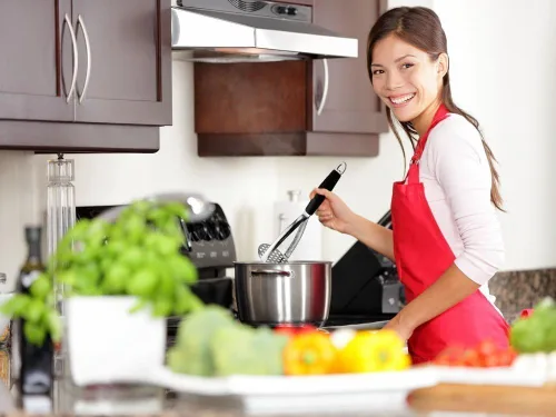 Vista 4 de Joyoldelf Triturador de papas de acero inoxidable resistente, herramienta de cocina integrada profesional y triturador de alimentos con mango