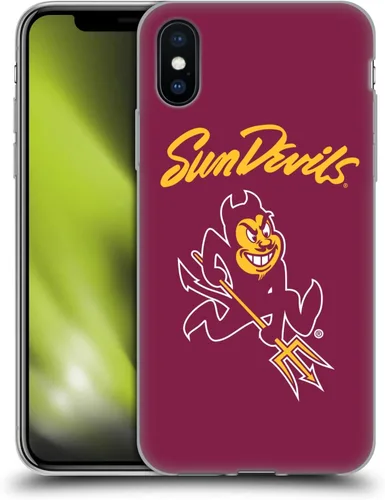 Vista 76 de Head Case Designs Funda de gel ASU Camou con licencia oficial de la Universidad Estatal de Arizona [protección de grado militar] compatible