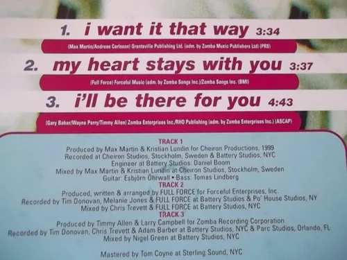 Vista 2 de I Want It That Way My Heart Stays I'll Be