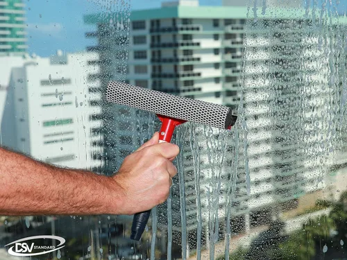 Vista 4 de DSV Standard Escobilla limpiacristales para limpieza de ventanas, herramienta de limpieza de ventanas para parabrisas de coche, puerta de ducha