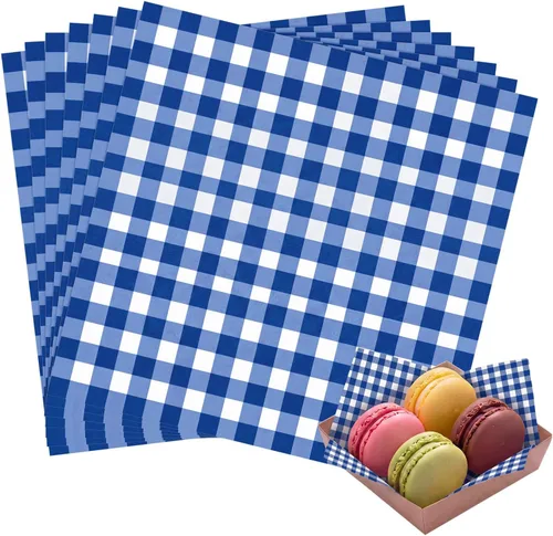 Vista 34 de Honeydak 200 hojas de papel de cera verde para alimentos, 7 pulgadas, surtido de cestas de pergamino verdes para sándwich, hamburguesas, a prueba