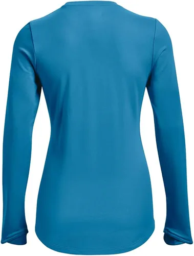 Vista 4 de Under Armour Camiseta acogedora de manga larga con cuello redondo para mujer