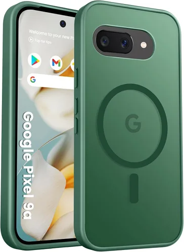Vista 110 de Funda para teléfono Google Pixel 9 Pro XL, Compatible con Magnético, Protección contra Caídas de Grado Militar Translúcida Mate Resistente a Golpes