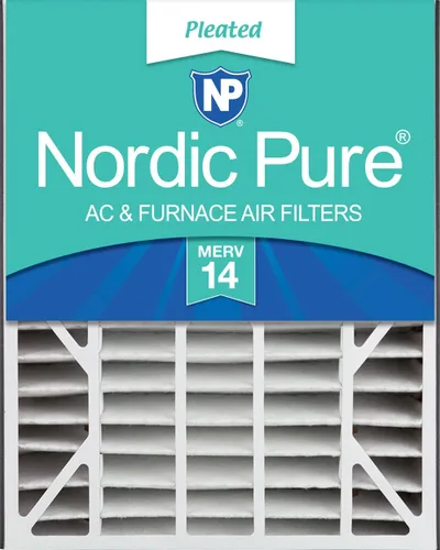Vista 24 de Nordic Pure 20 x 25 x 5 (tamaño real: 19 3/4 x 24 1/4 x 4 7/8) Filtro de aire Air Bear Merv 8 de repuesto para reducción de olores de carbono puro