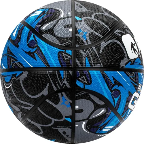 Vista 2 de AND1 Supreme Grip - Pelota de baloncesto de goma de tamaño 7 (29.5 pulgadas) con construcción de canal profundo, pelota oficial de Streetball, hecha