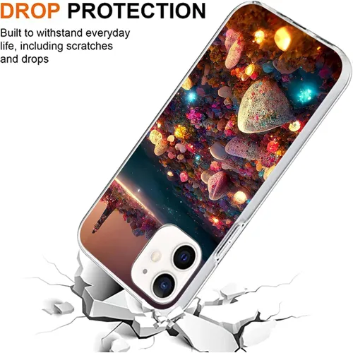Vista 3 de Funda compatible con iPhone 11 – Diseño estético de playa de diamantes de playa con protección contra caídas a prueba de golpes, funda protectora