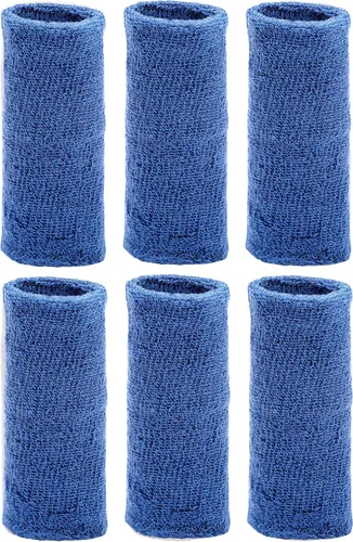 Vista 4 de Unique Sports Muñequeras de toalla de muñeca de 6 pulgadas de largo (paquete de 6)