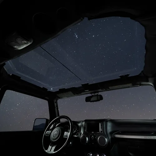 Vista 7 de Putco Element Sky View Tapa Transparente Techo Rígido para Techo para Jeep Wrangler JK 2009-2017 (También Compatible con Carrocería JK 2018)