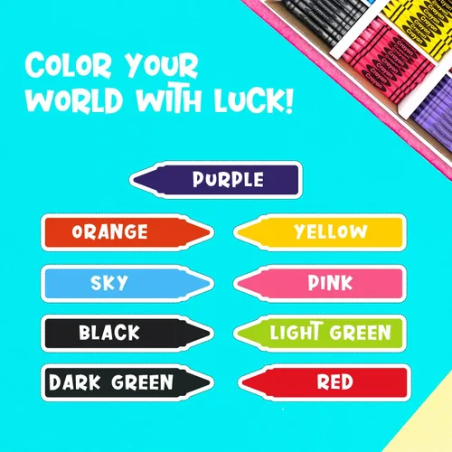 Vista 3 de Crayones de cera sin envolver, paquete a granel de 450 unidades, preclasificados en 9 colores vibrantes para niños y profesores, seguridad ASTM