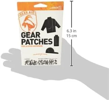 Vista 9 de GEAR AID Parches de cinta Tenacious para reparación de chaquetas